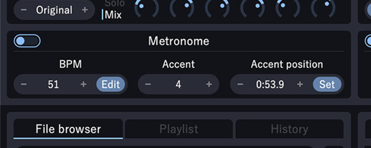 Melissaのメトロノーム
